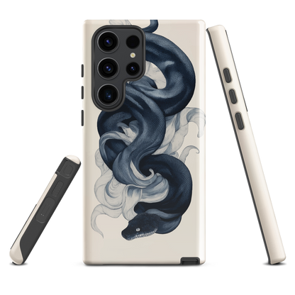 'Midnight Python' Samsung Galaxy S23 Ultra tough phone case - protective glossy case NZ Australia