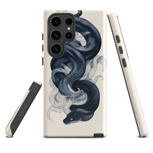 'Midnight Python' Samsung Galaxy S23 Ultra tough phone case - protective glossy case NZ Australia