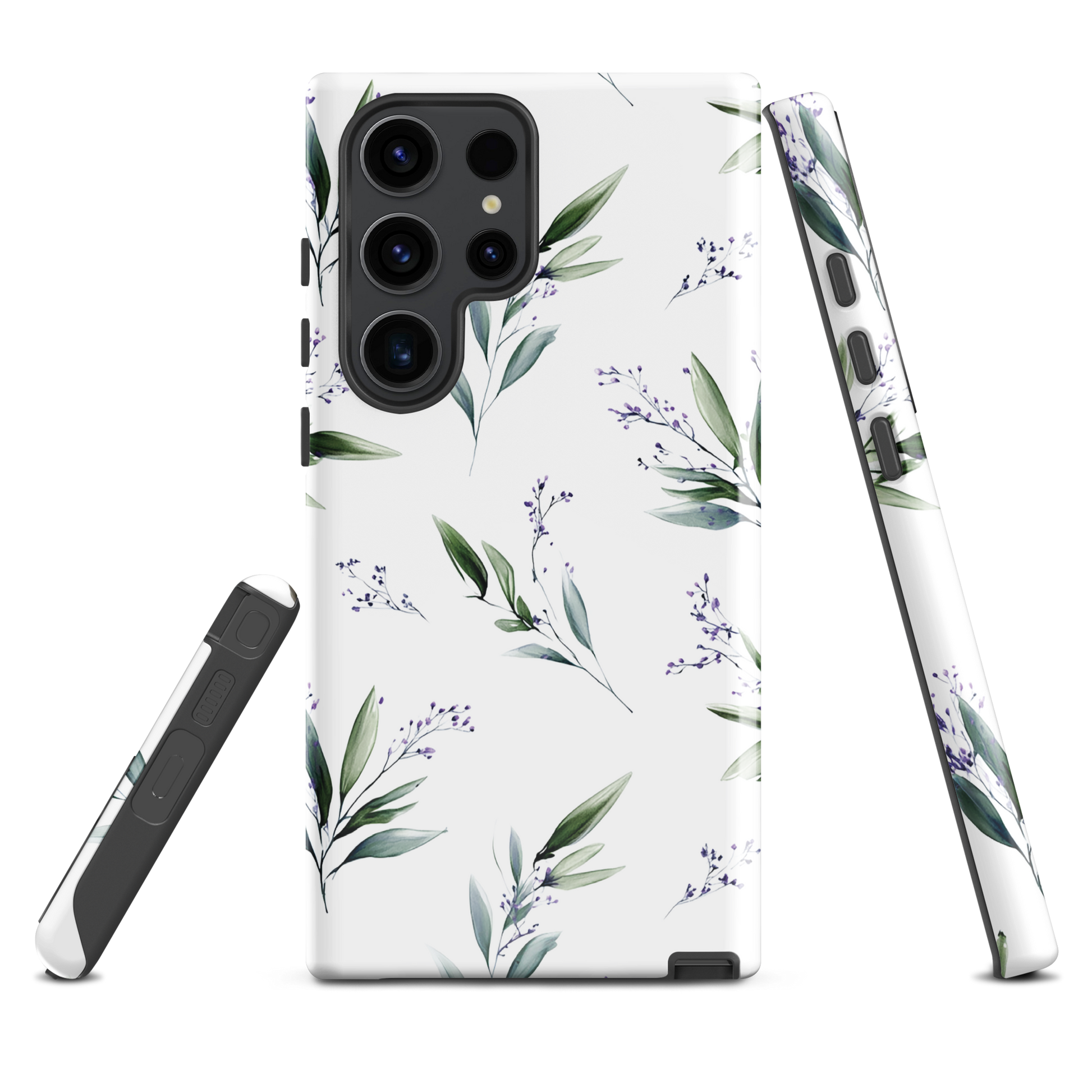 Botanical sprigs phone case | Minimal botanical design NZ