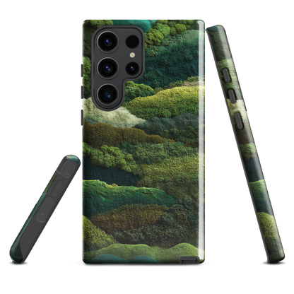 'Forest Layers' Samsung Galaxy S23 Ultra tough phone case - protective glossy case NZ Australia