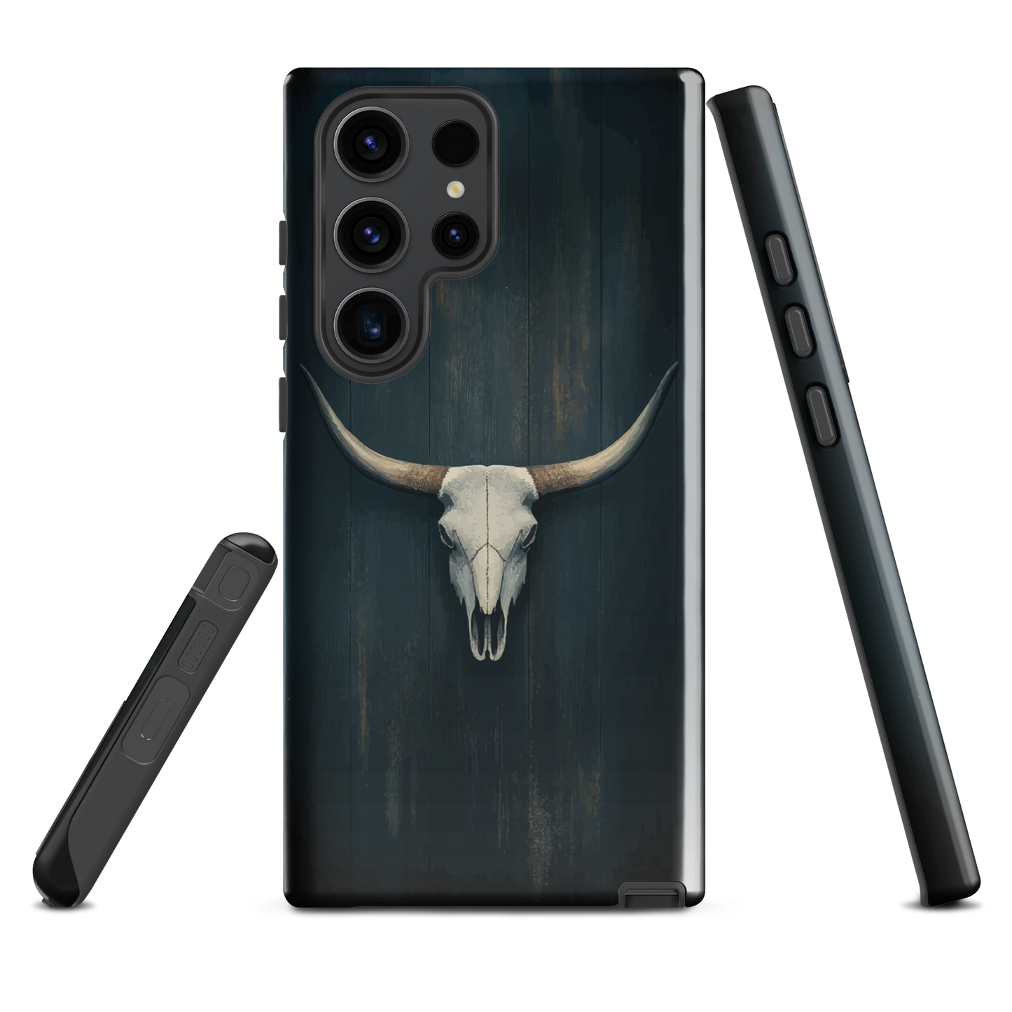 'Longhorn' Samsung Galaxy S23 Ultra tough phone case - protective glossy case NZ Australia