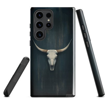 'Longhorn' Samsung Galaxy S23 Ultra tough phone case - protective glossy case NZ Australia