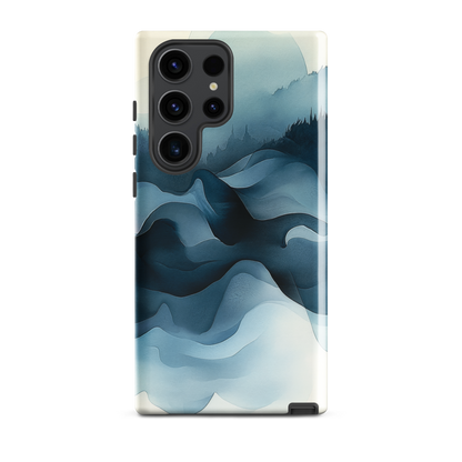'Still Valleys' Samsung Galaxy S23 Ultra tough phone case - protective glossy case NZ Australia
