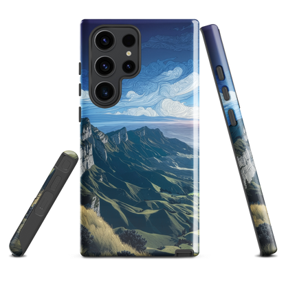 'Te Mata Peak' Samsung Galaxy S23 Ultra tough phone case - protective glossy case NZ Australia