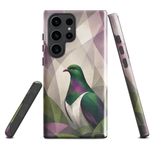 'Kereru' Samsung Galaxy S23 Ultra tough phone case - protective glossy case NZ Australia