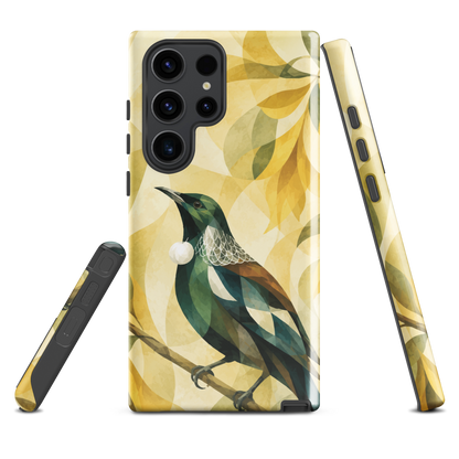 'Tūī' Samsung Galaxy S23 Ultra tough case - protective glossy case NZ Australia