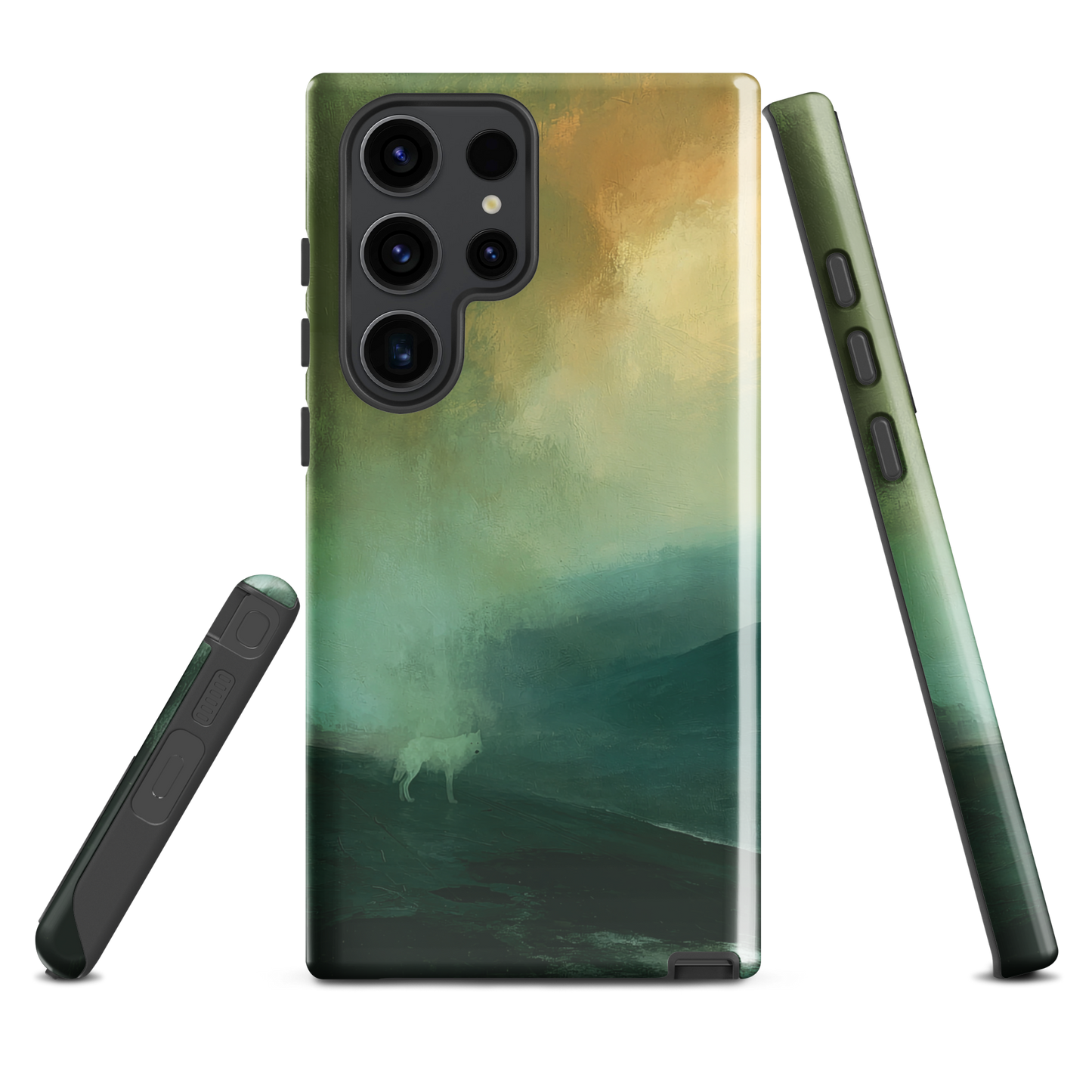 'Acid Rain' Samsung Galaxy S23 Ultra tough phone case - protective glossy case NZ Australia