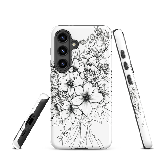 'Silhouette' Samsung Galaxy S24 tough phone case - protective glossy case NZ Australia