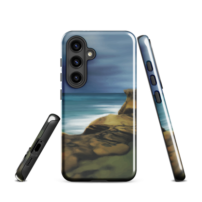 'Castle Point' Samsung Galaxy S24 tough phone case - protective glossy case NZ Australia