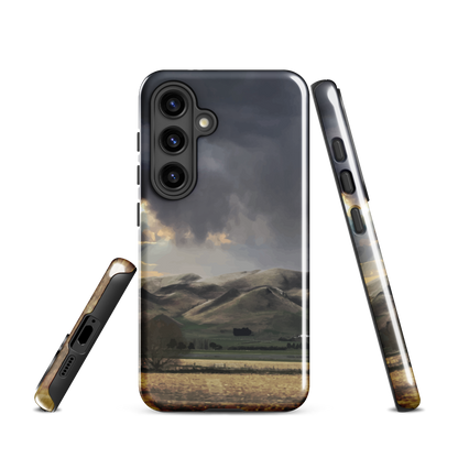 'Te Hauke' Samsung Galaxy S24 tough phone case - protective glossy case NZ Australia