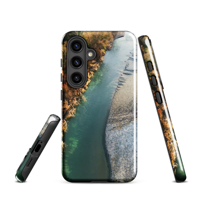 'Waters Edge' Samsung Galaxy S24 tough phone case - protective glossy case NZ Australia