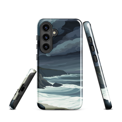 'Cape Kidnappers' Samsung Galaxy S24 tough phone case - protective glossy case NZ Australia