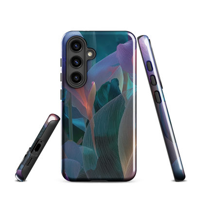'Ethereal Blades' Samsung Galaxy S24 tough phone case - protective glossy case NZ Australia
