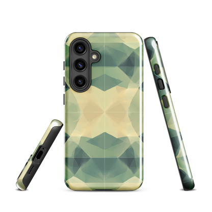 'Symmetry' Samsung Galaxy S24 tough phone case - protective glossy case NZ Australia