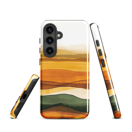 'Autumn' Samsung Galaxy S24 tough phone case - protective glossy case NZ Australia