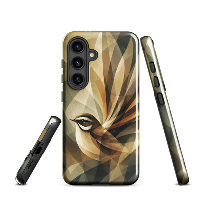 'Fantail' Samsung Galaxy S24 tough phone case - protective glossy case NZ Australia
