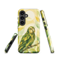 'Kākāpō' Samsung Galaxy S24 tough case - protective glossy case NZ Australia