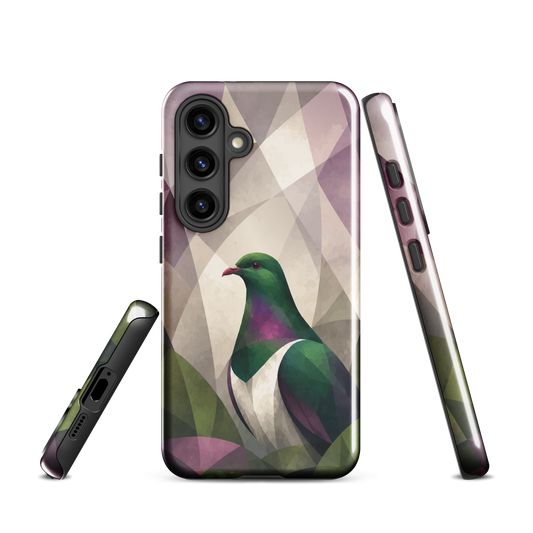 'Kereru' Samsung Galaxy S24 tough phone case - protective glossy case NZ Australia