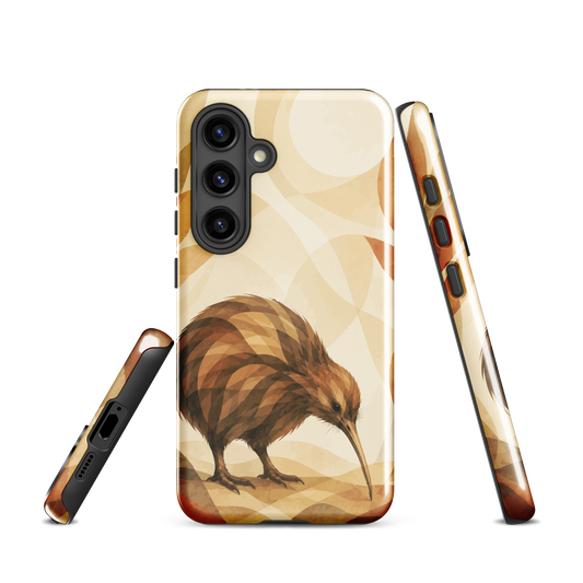 'Kiwi' Samsung Galaxy S24 tough case - protective glossy case NZ Australia