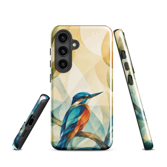 'Kotare' Samsung Galaxy S24 tough phone case - protective glossy case NZ Australia