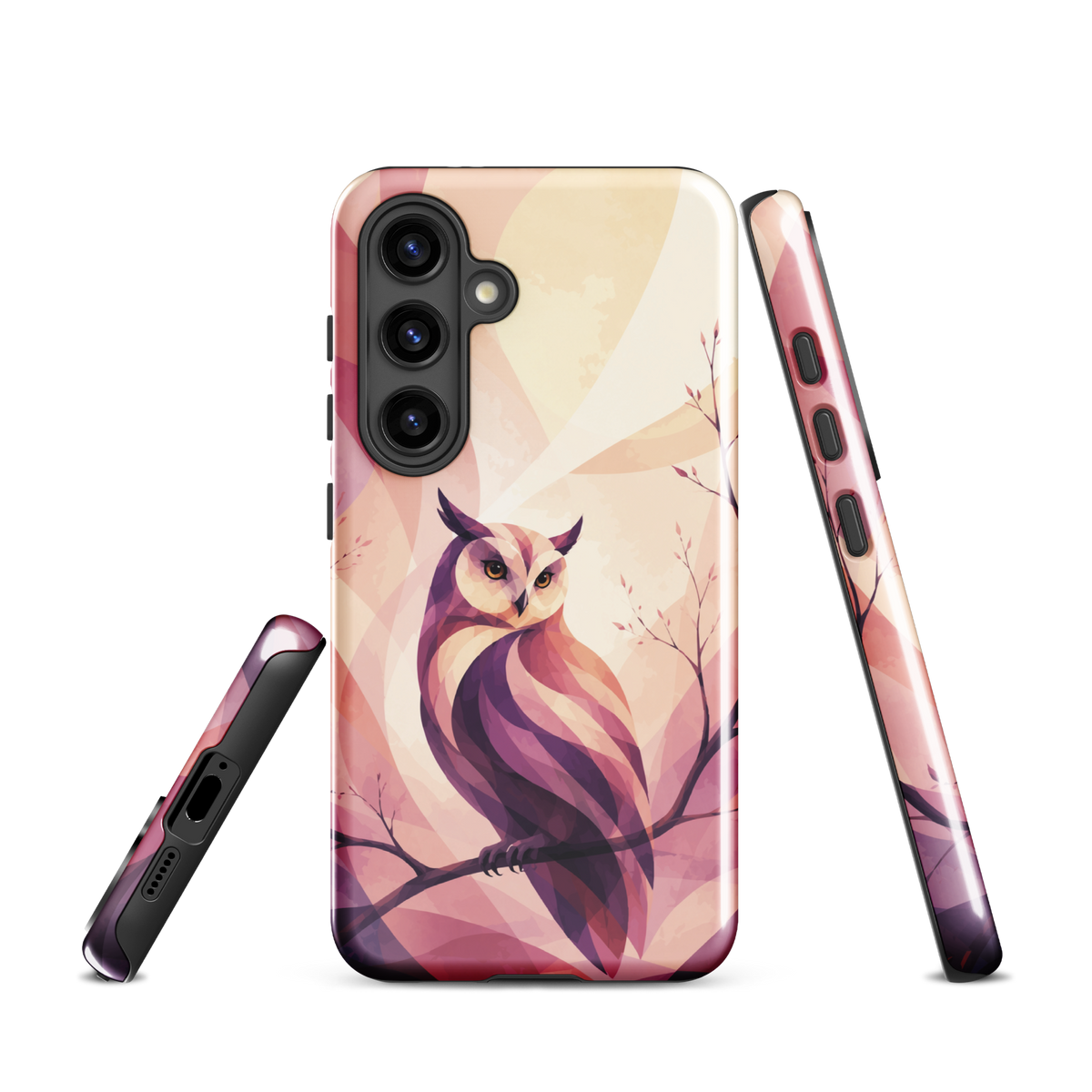 'Ruru' Samsung Galaxy S24 tough case - protective glossy case NZ Australia