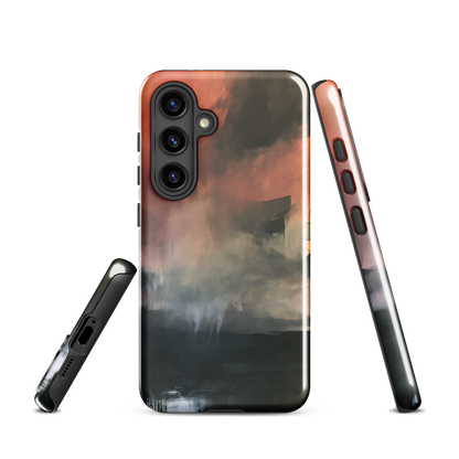 'Glass' Samsung Galaxy S24 tough phone case - protective glossy case NZ Australia