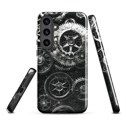 'Clockwork' Samsung Galaxy S24 Plus tough phone case - protective glossy case NZ Australia
