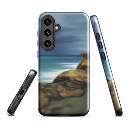 'Castle Point' Samsung Galaxy S24 Plus tough phone case - protective glossy case NZ Australia