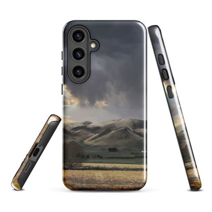 'Te Hauke' Samsung Galaxy S24 Plus tough phone case - protective glossy case NZ Australia