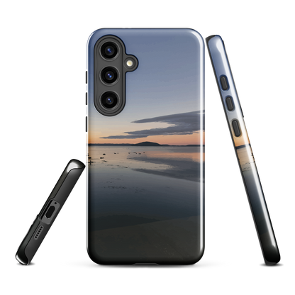 'Whispers on the Lake' Samsung Galaxy S24 Plus tough phone case - protective glossy case NZ Australia