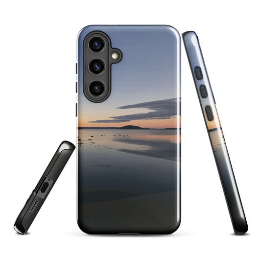 'Whispers on the Lake' Samsung Galaxy S24 Plus tough phone case - protective glossy case NZ Australia