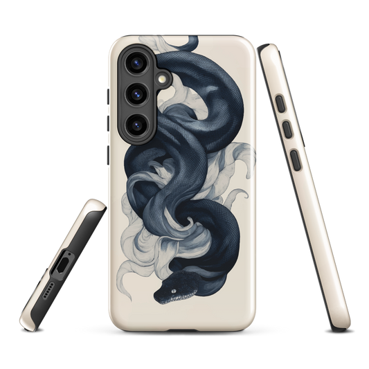 'Midnight Python' Samsung Galaxy S24 Plus tough phone case - protective glossy case NZ Australia