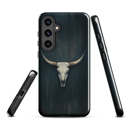 'Longhorn' Samsung Galaxy S24 Plus tough phone case - protective glossy case NZ Australia