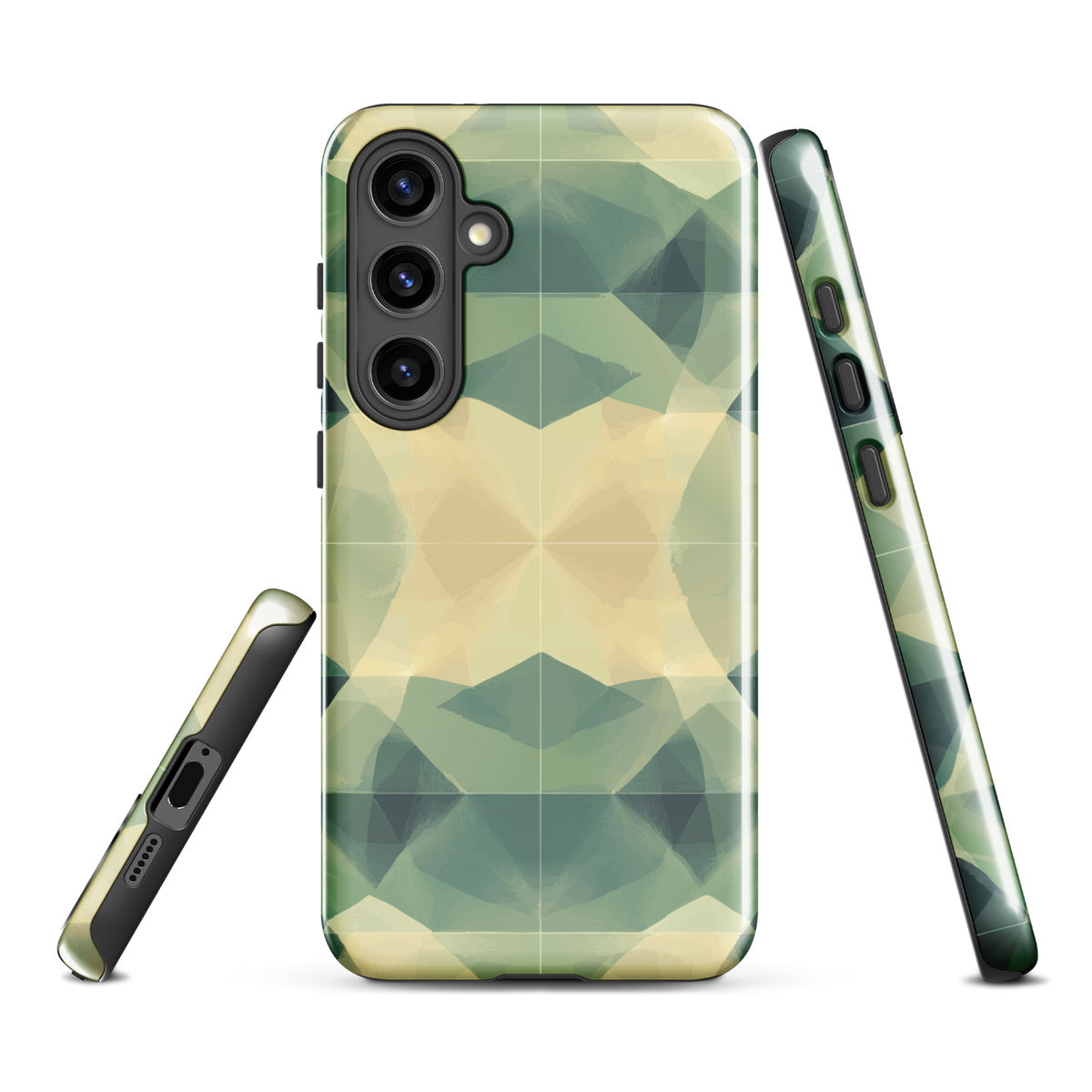 'Symmetry' Samsung Galaxy S24 Plus tough phone case - protective glossy case NZ Australia
