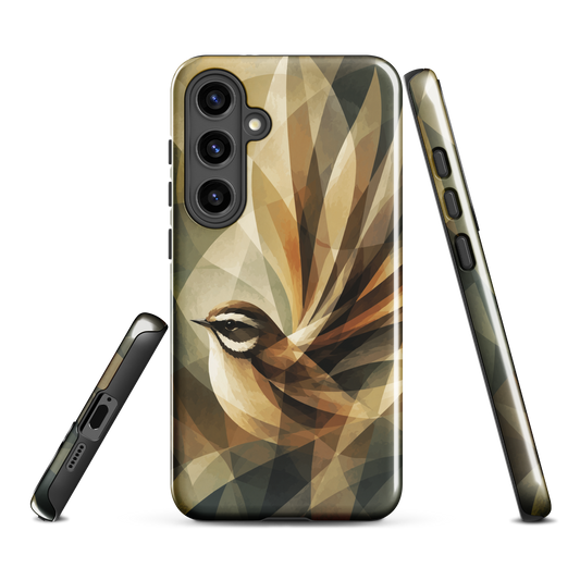 'Fantail' Samsung Galaxy S24 Plus tough phone case - protective glossy case NZ Australia