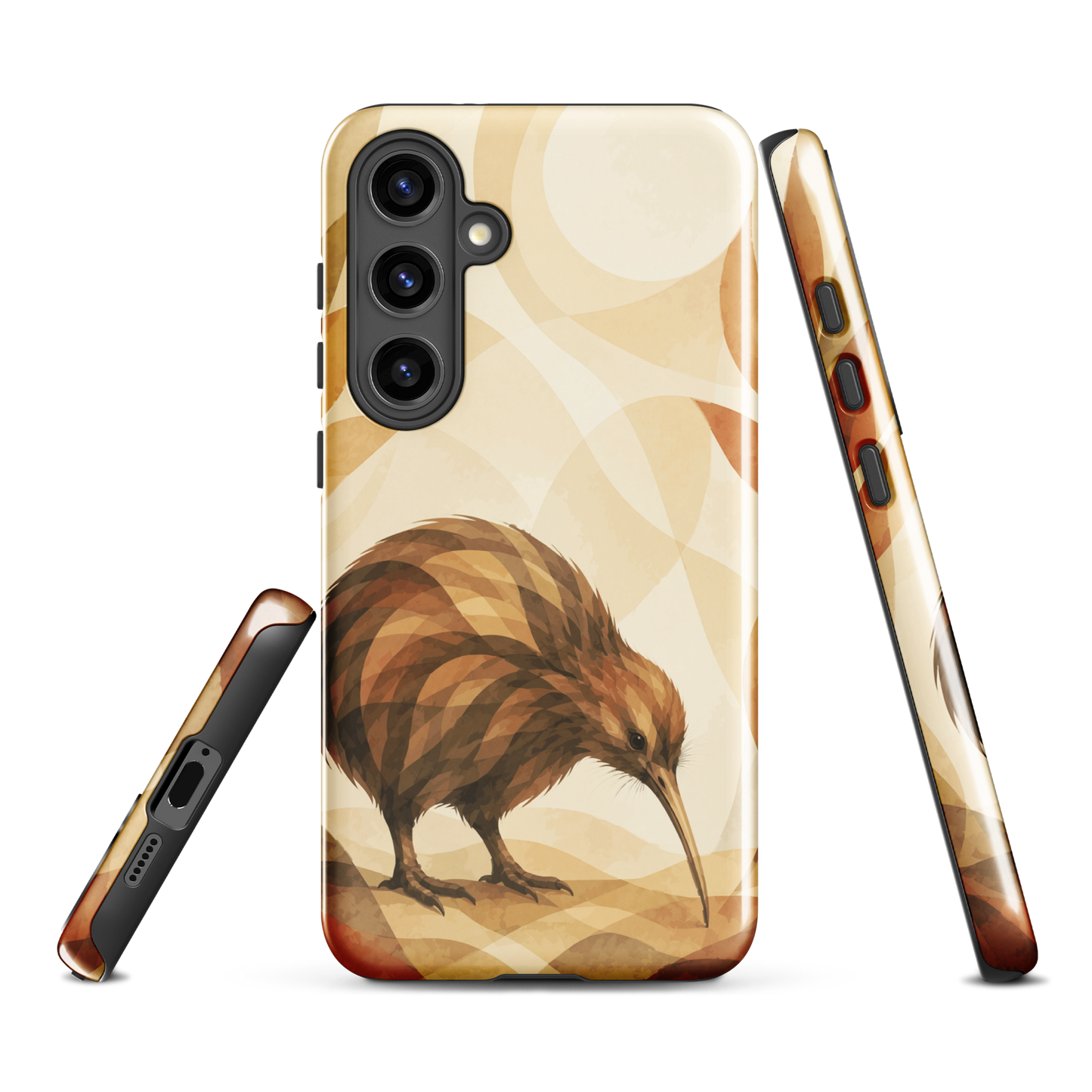 'Kiwi' Samsung Galaxy S24 Plus tough case - protective glossy case NZ Australia
