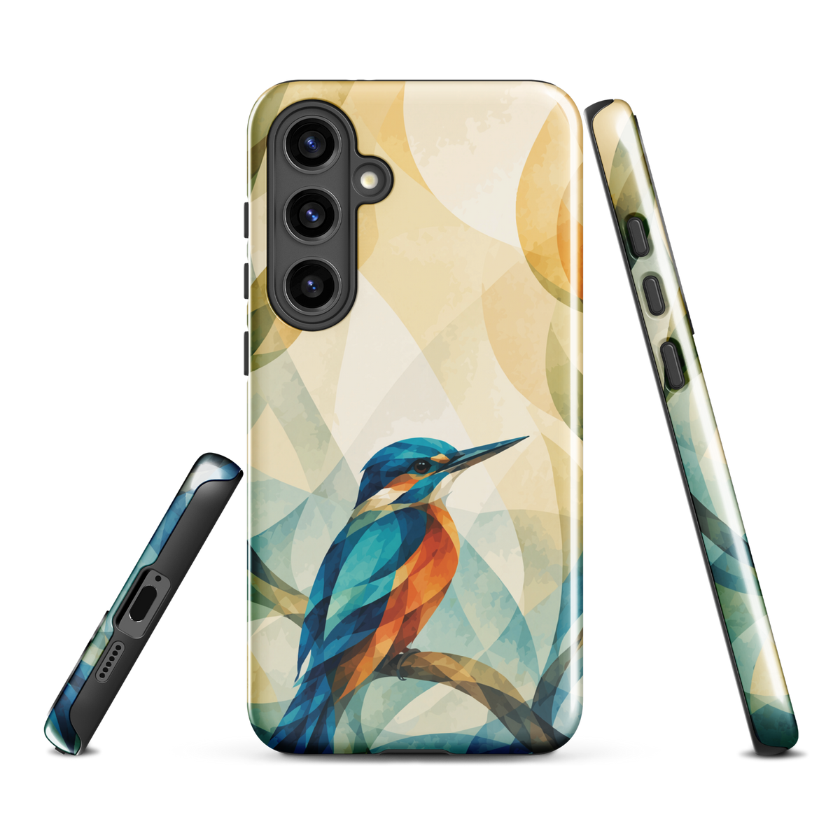 'Kotare' Samsung Galaxy S24 Plus tough phone case - protective glossy case NZ Australia