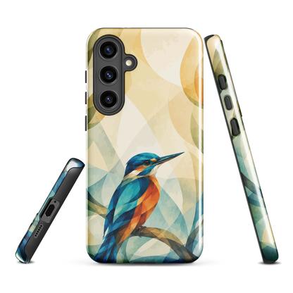 'Kōtare' Samsung Galaxy S24 Plus tough case - protective glossy case NZ Australia