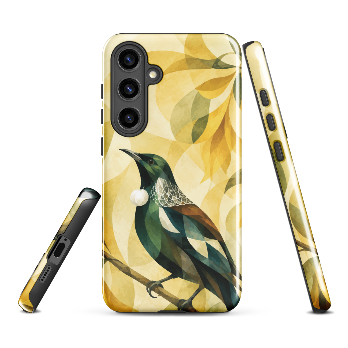 'Tui' Samsung Galaxy S24 Plus tough phone case - protective glossy case NZ Australia
