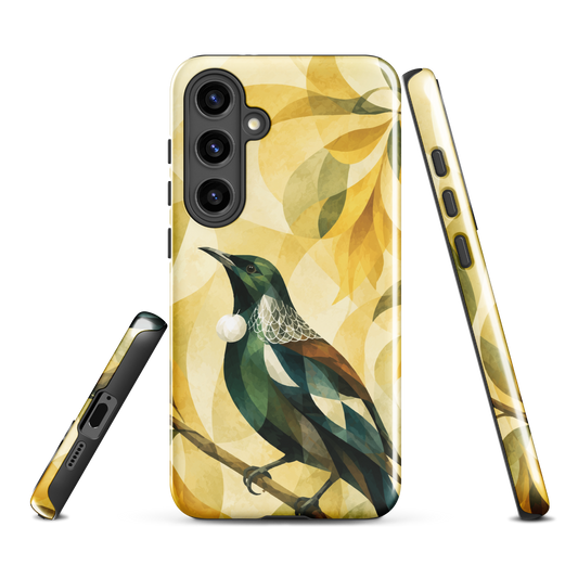 'Tui' Samsung Galaxy S24 Plus tough phone case - protective glossy case NZ Australia