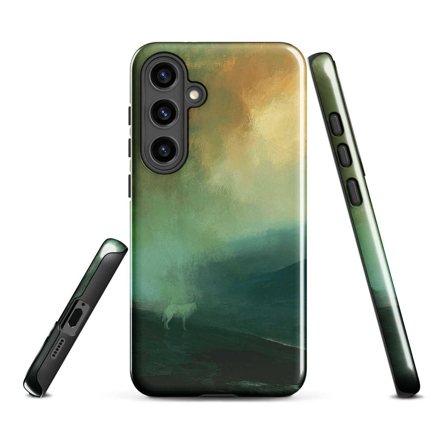 'Acid Rain' Samsung Galaxy S24 Plus tough phone case - protective glossy case NZ Australia