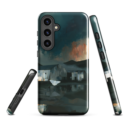 'Evening Flight' Samsung Galaxy S24 Plus tough phone case - protective glossy case NZ Australia