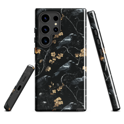 'Shadow' Samsung Galaxy S24 Ultra tough phone case - protective glossy case NZ Australia