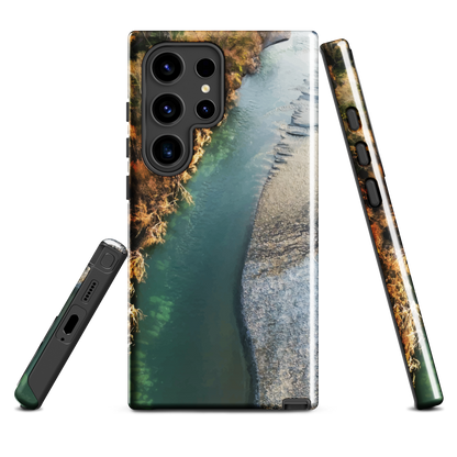 'Waters Edge' Samsung Galaxy S24 Ultra tough phone case - protective glossy case NZ Australia