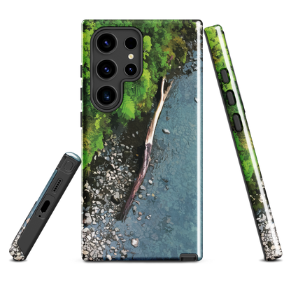 'Resting Place' Samsung Galaxy S24 Ultra tough phone case - protective glossy case NZ Australia