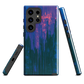 Digital Glitch Samsung case. This striking artwork features a dynamic distortion effect that mimics the visual chaos of a digital malfunction—glitchy lines, vibrant streaks, and pixel-like patterns merge into a futuristic aesthetic. It’s a perfect blend of modern design and edgy street style.