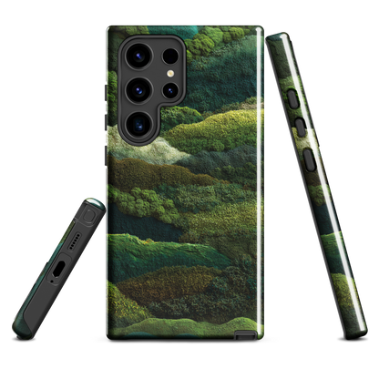 'Forest Layers' Samsung Galaxy S24 Ultra tough phone case - protective glossy case NZ Australia