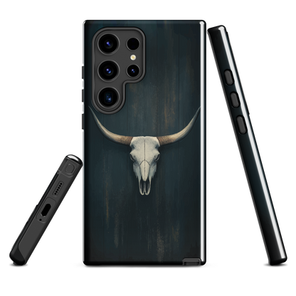 'Longhorn' Samsung Galaxy S24 Ultra tough phone case - protective glossy case NZ Australia