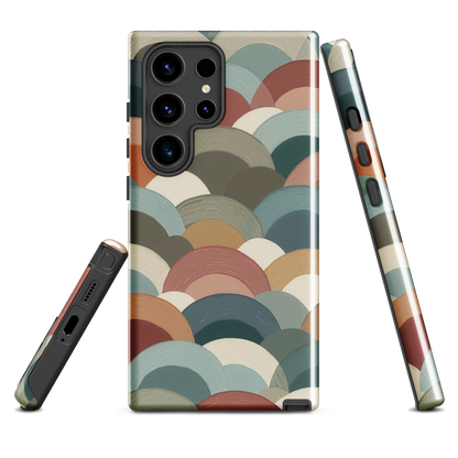 'Warm Horizons' Samsung Galaxy S24 Ultra tough phone case - protective glossy case NZ Australia