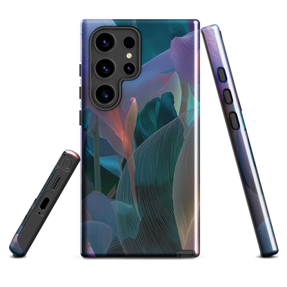 'Ethereal Blades' Samsung Galaxy S24 Ultra tough phone case - protective glossy case NZ Australia